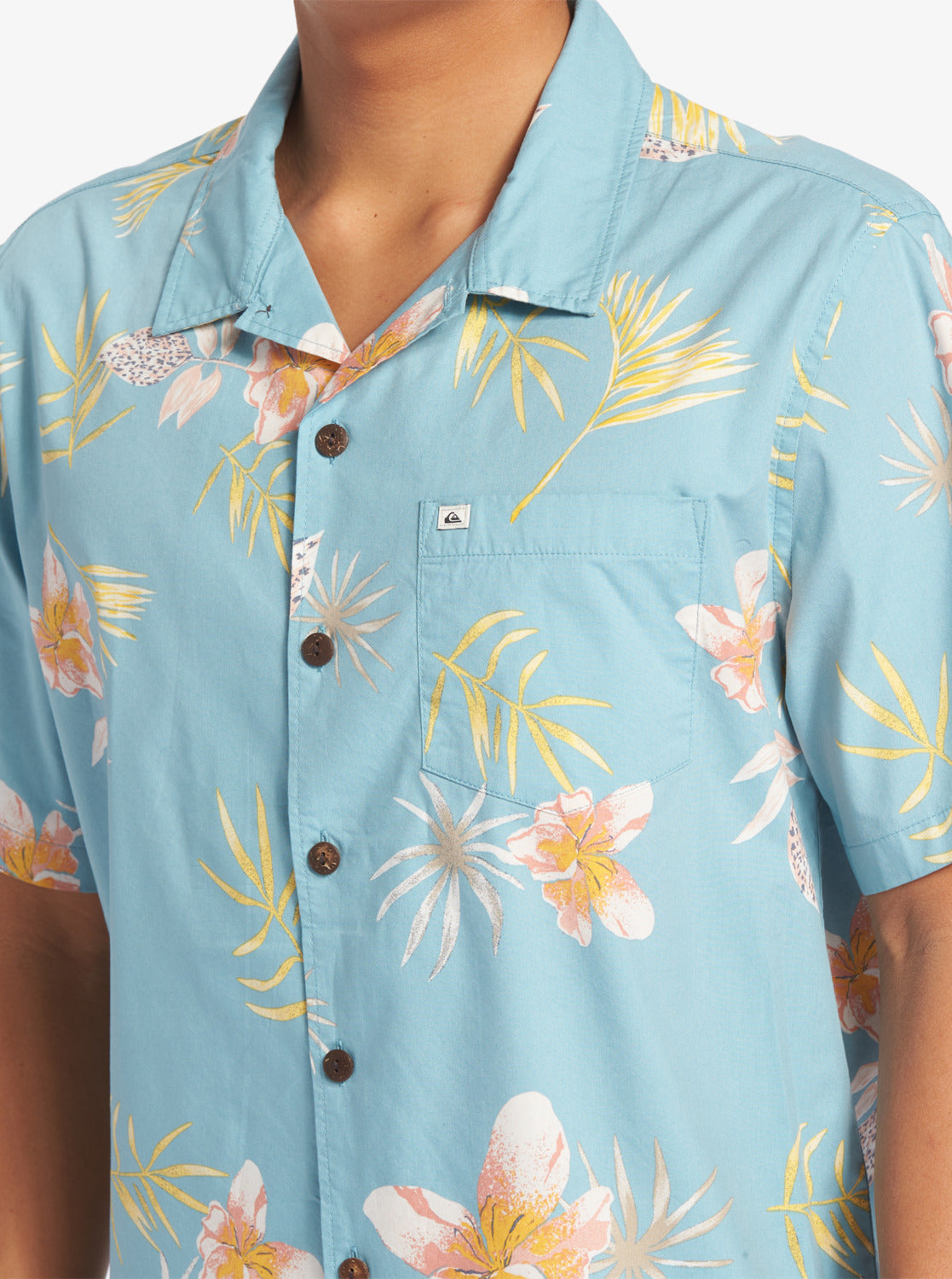 Quiksilver Tropical Floral SS Woven BJG9 M