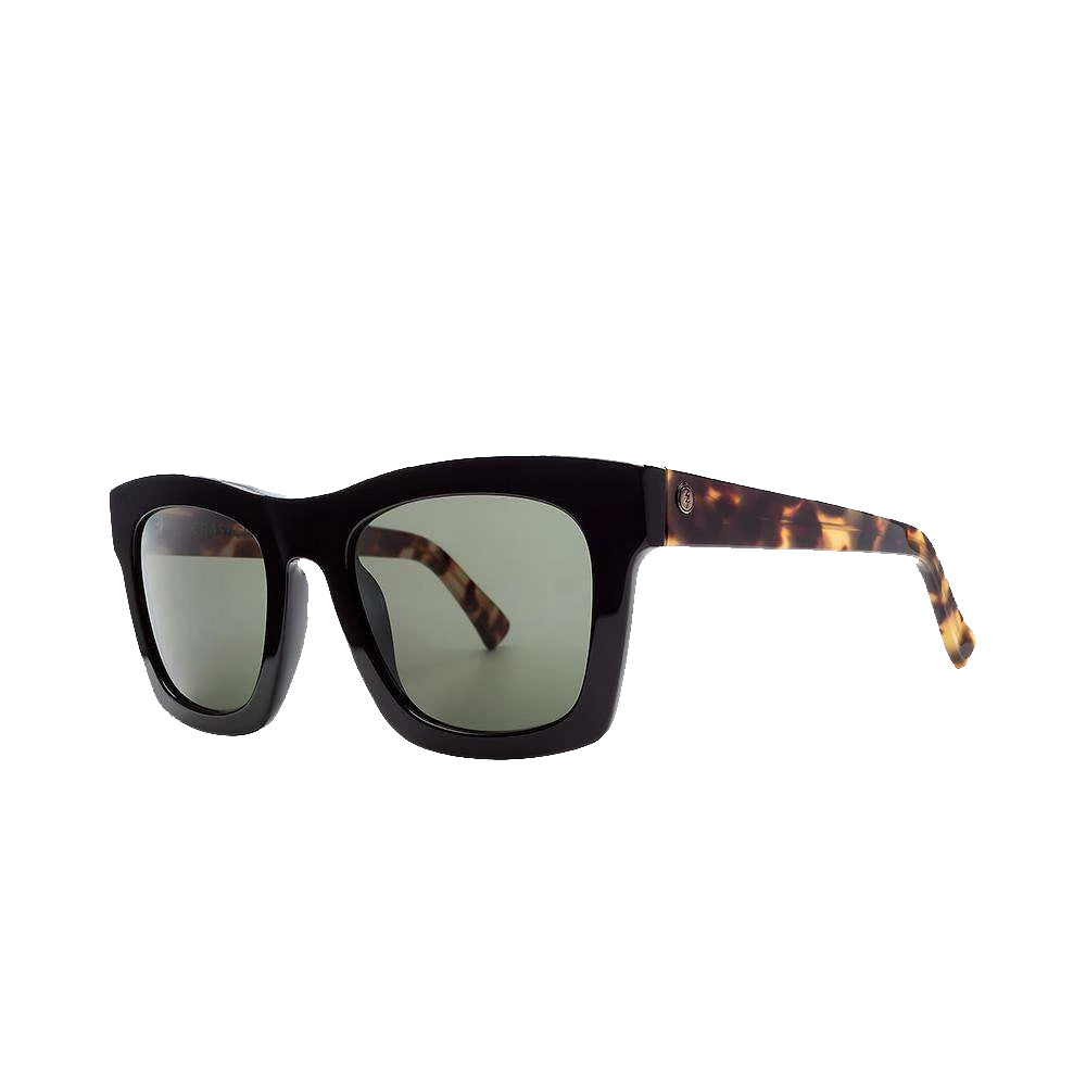 Electric Polarized Crasher Sunglasses Obsidian Tort Ohm Grey Oversized