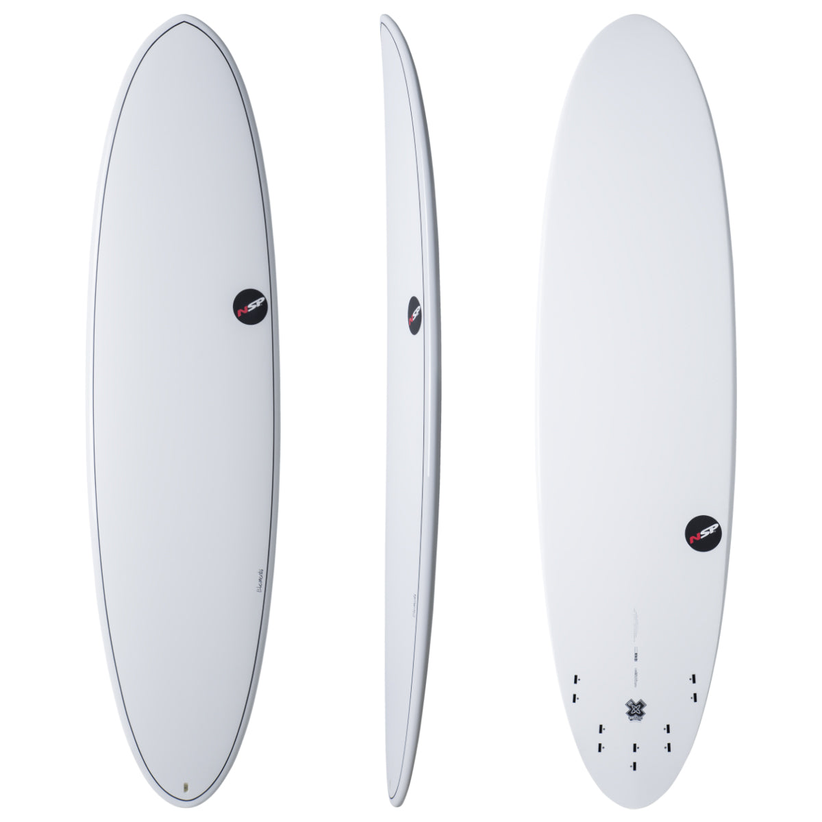NSP Elements HDT Funboard White 7ft2in