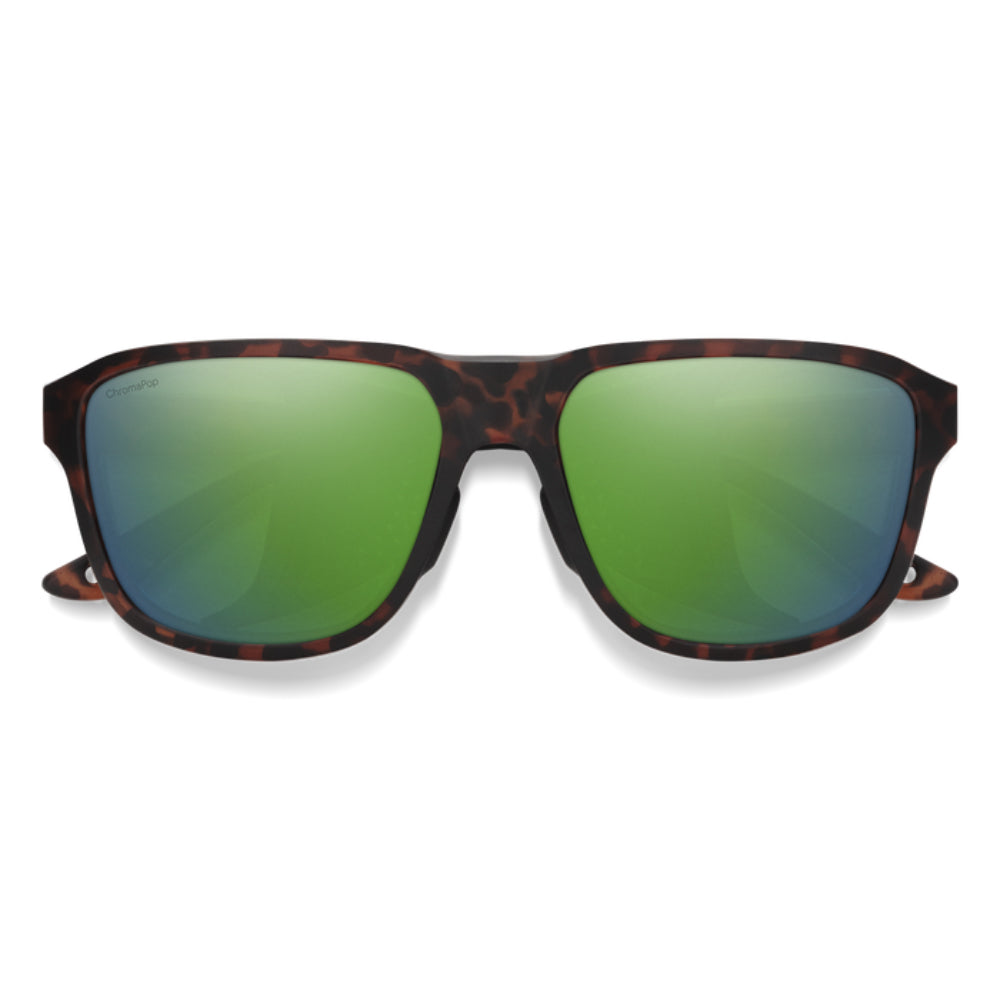 Smith Embark Polarized Sunglasses MatteTortoise ChromaPopGreenMirorr