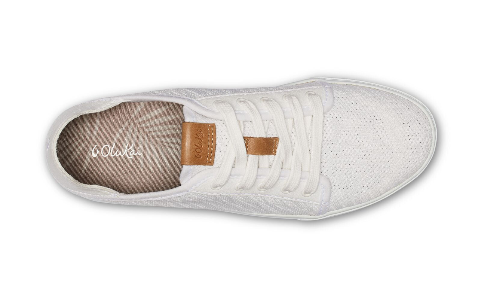 Olukai Pehuea Li Womens Shoe 4R4R-White-White 9