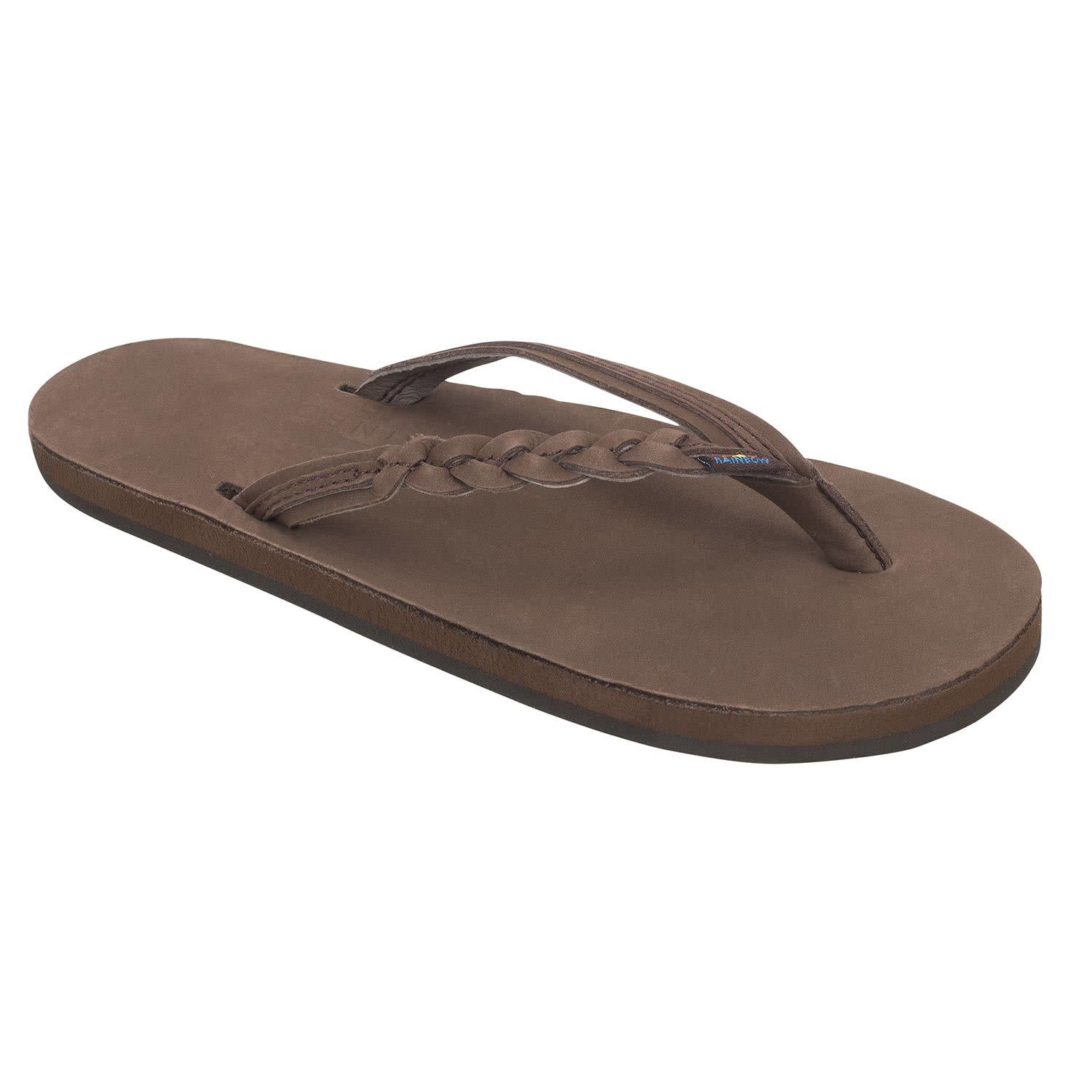 Rainbow Flirty Braidy Womens Sandal Expresso 11