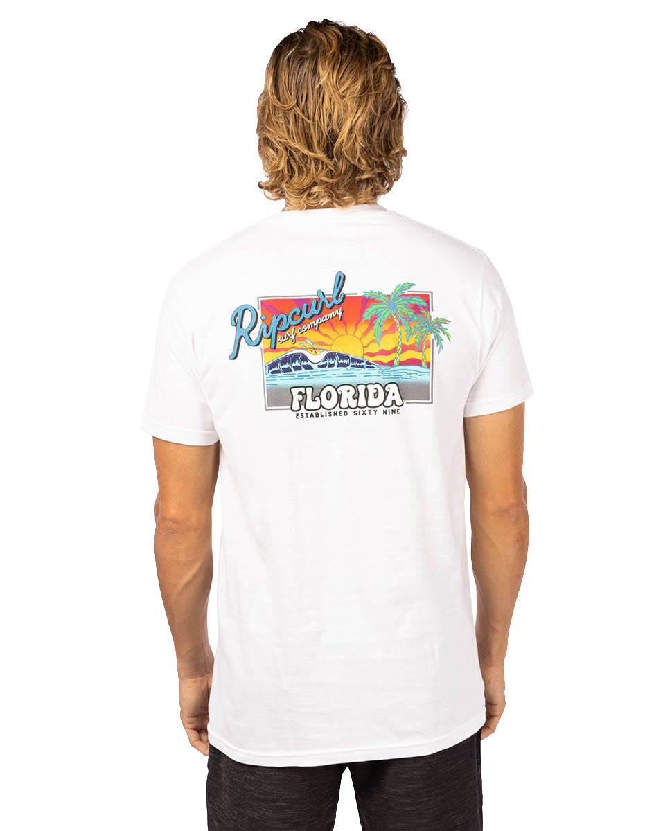 Rip Curl Florida Daze Tee 1000-White XL