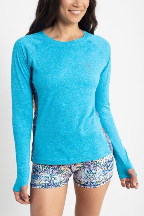 Reel Skipper Vented Performance Top Caribbean XL