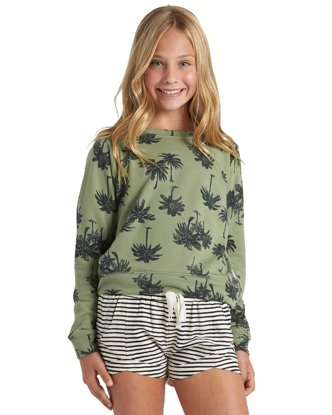 Billabong Palms Away Girls Sweatshirt EGE S/8