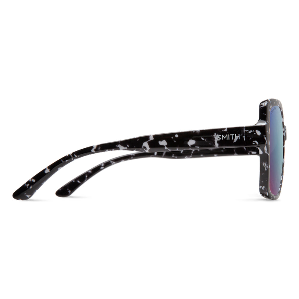 Smith Flare Polarized Sunglasses BlackMarble Violet Chromapop