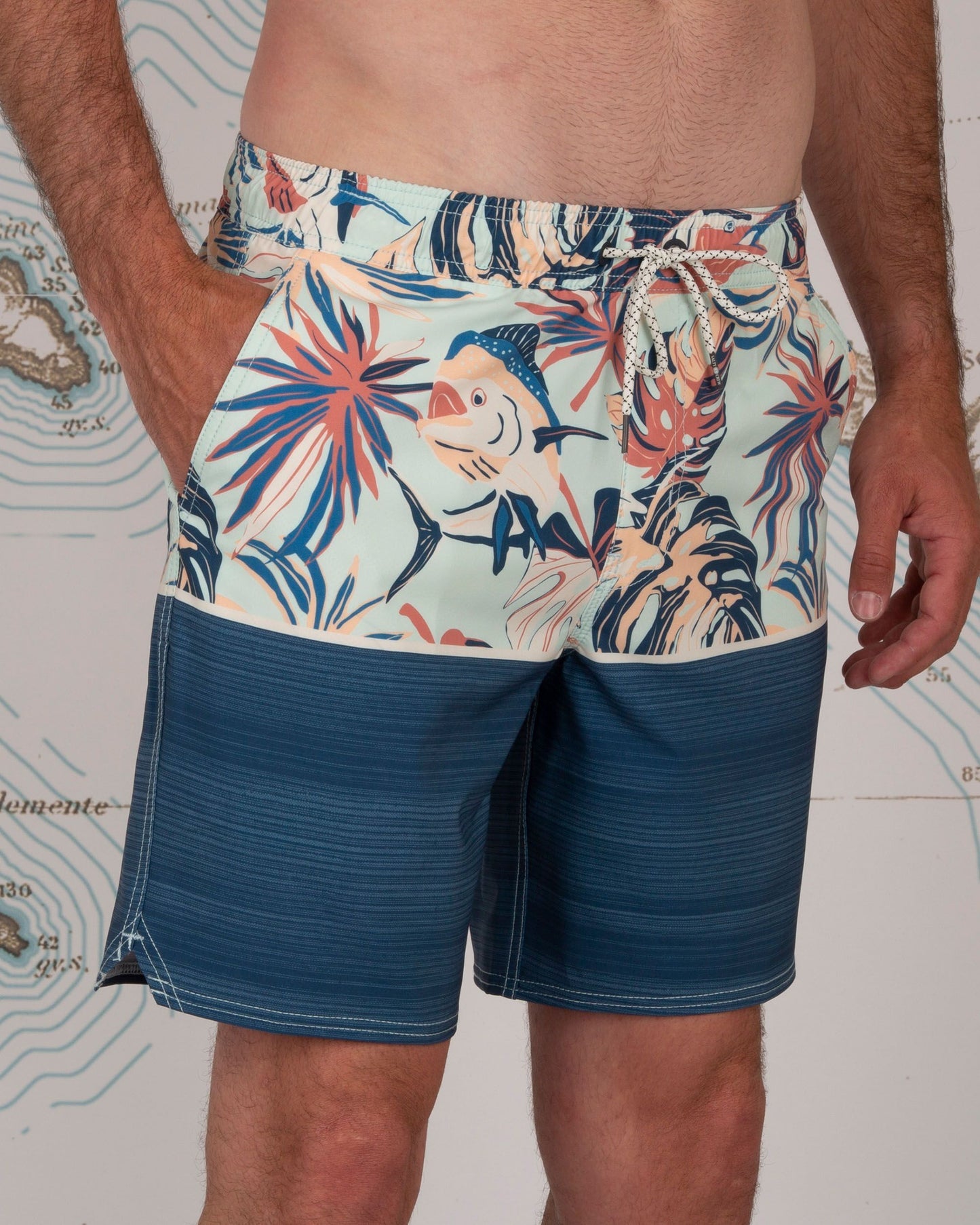 Salty Crew Tandem Elastic Boardshort Aqua L