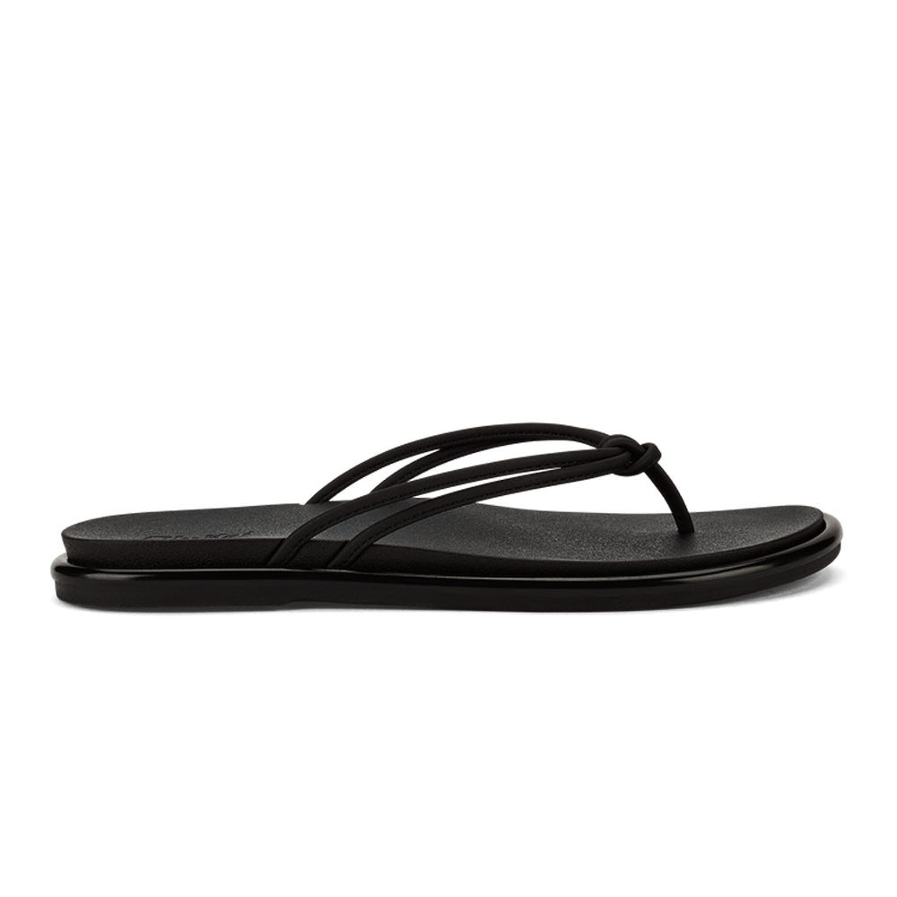 Olukai Aka Womens Sandal 4040-Black-Black 9