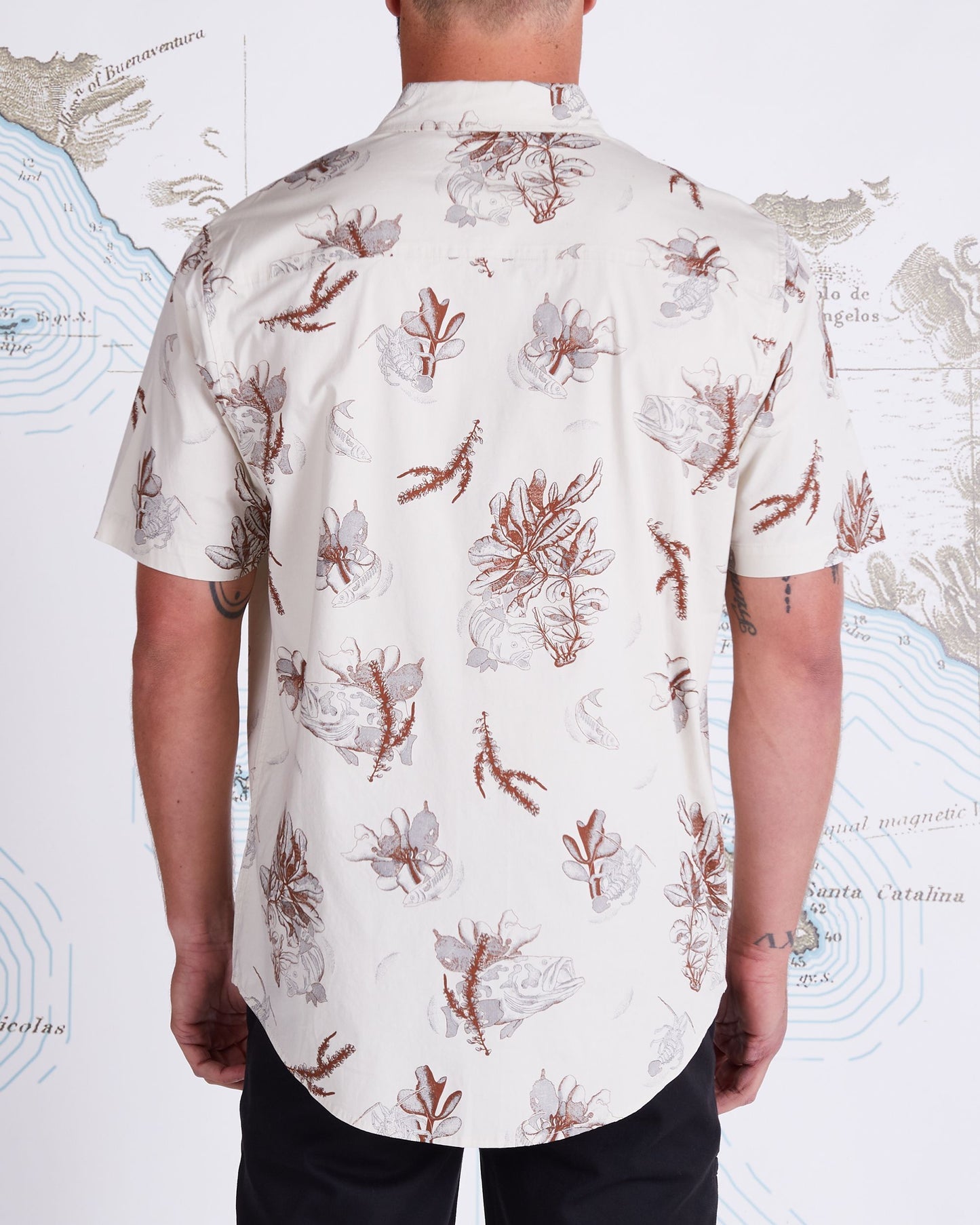 Salty Crew Lay Day S/S Woven Natural XL