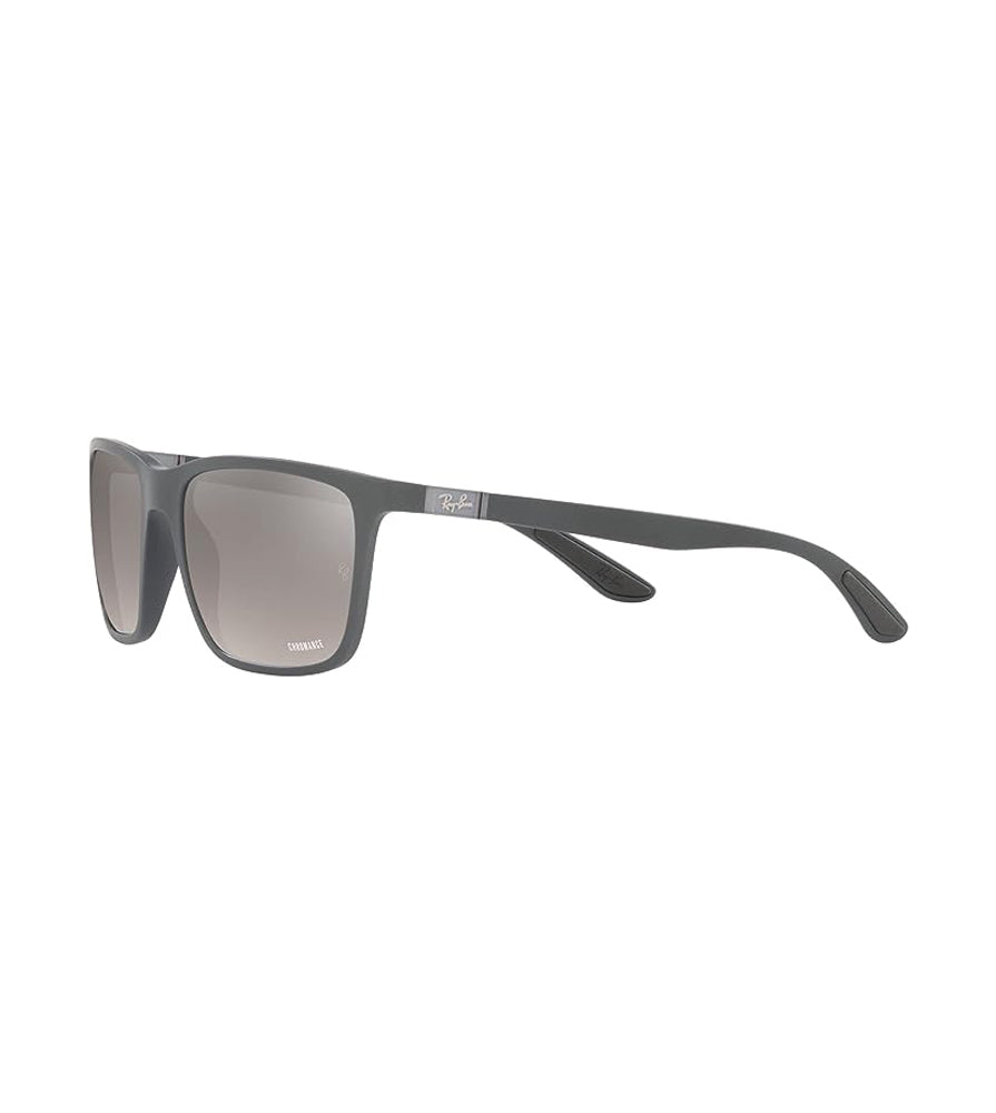 Ray-Ban 4385 Polarized Sunglasses MatteGrey GreyMirror