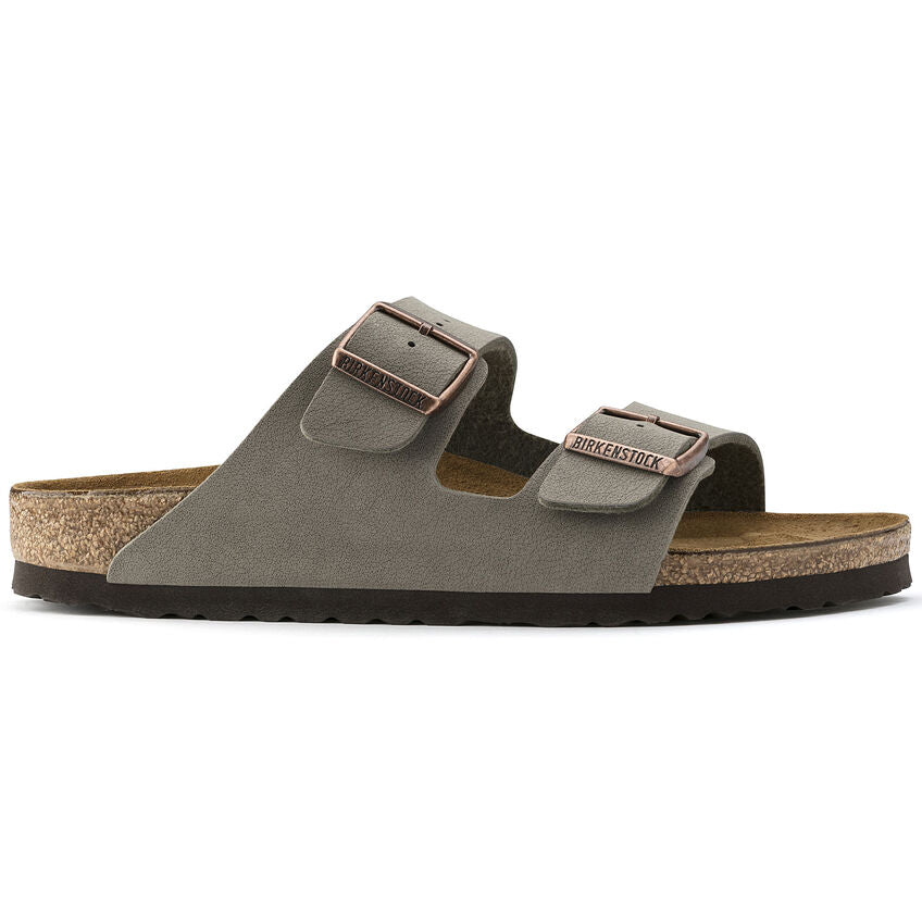 Birkenstock Arizona Mens Sandal Birkibuc-Stone 10