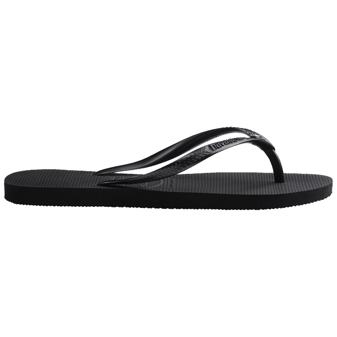 Havaianas Slim Crystal SW 2 Womens Sandal 0090-Black 7
