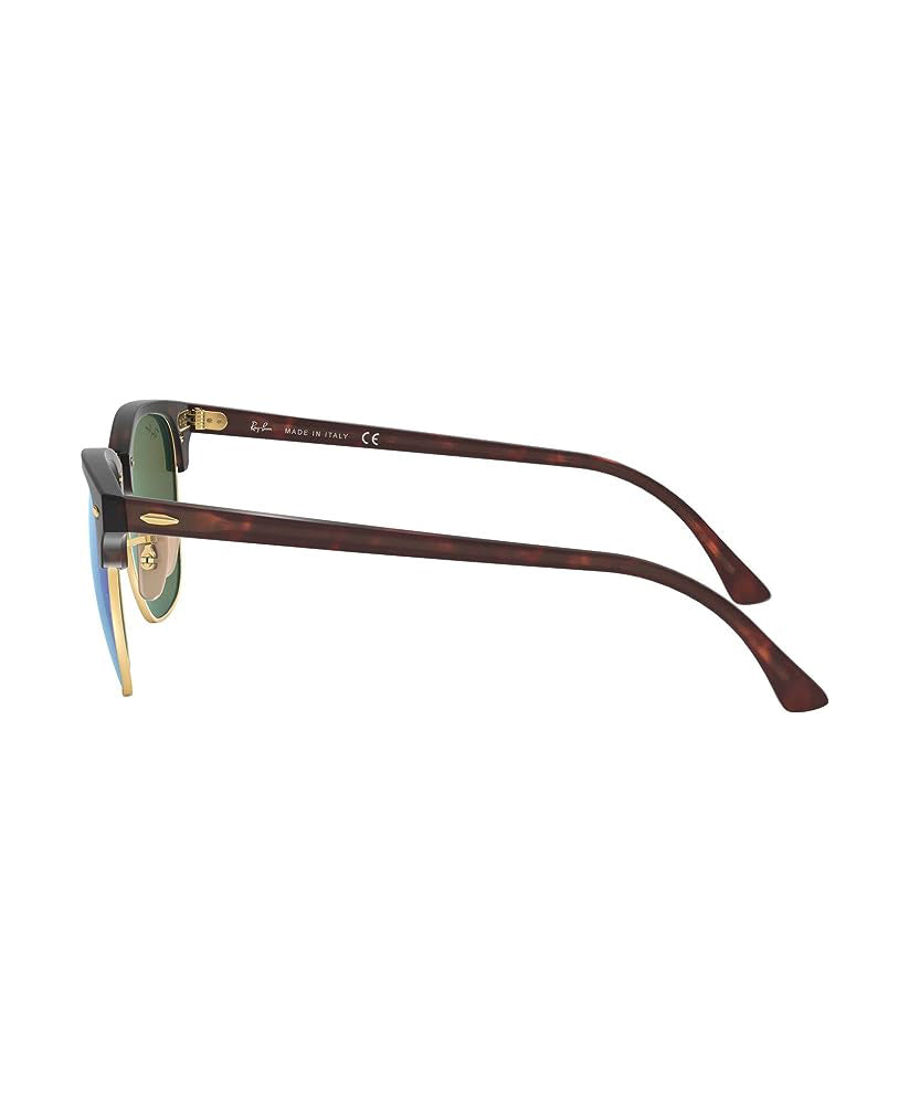 Ray Ban Clubmaster Sunglasses SandHavana GreyMirror Rimless