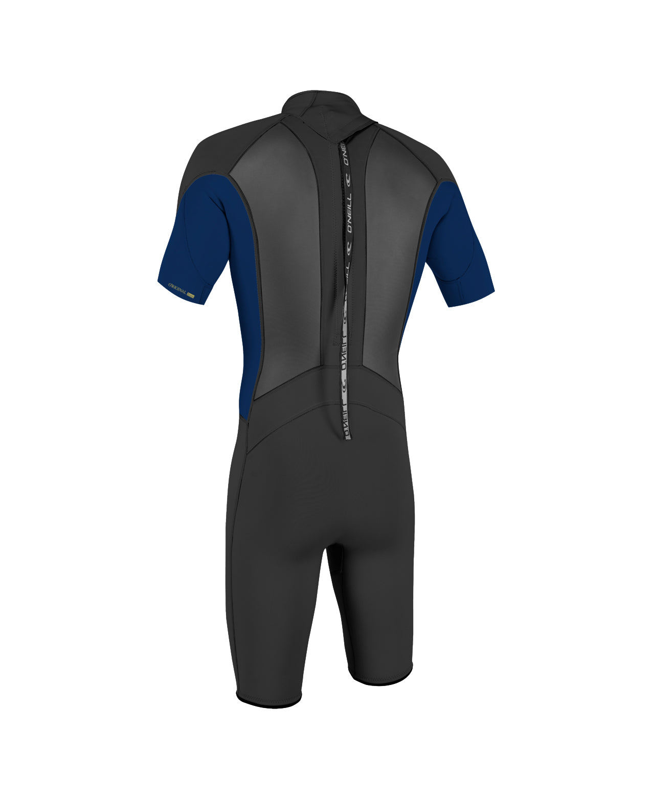 O Neill O Riginal 2mm Back Zip SS Springsuit A41-Black-Navy L