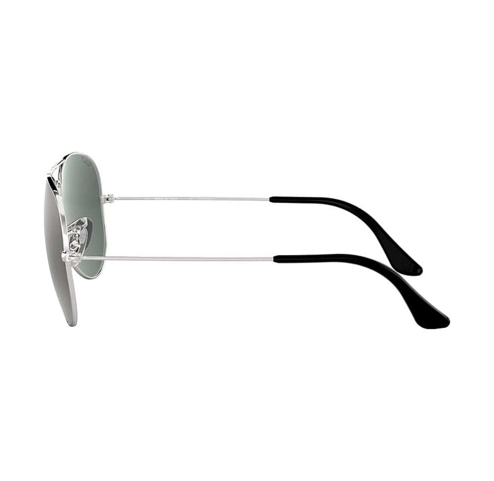 Ray Ban Aviator Large Metal Polarized Sunglasses silver greysilvermirror Aviator