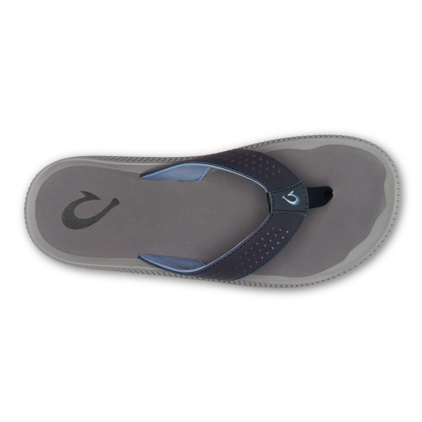 Olukai Ulele Mens Sandal TF26-Blue Depth-Charcoal 8
