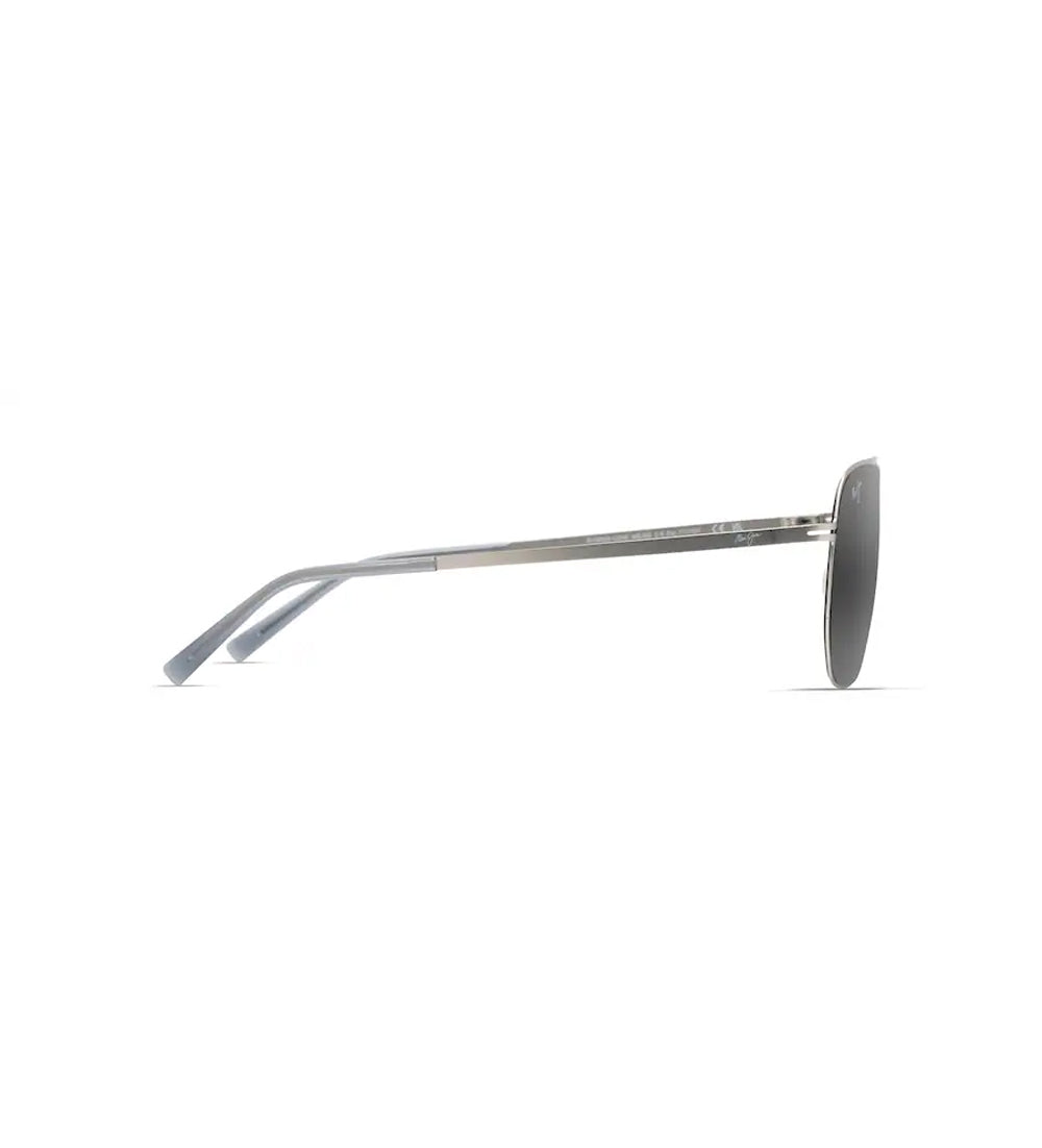 Maui Jim Shark's Cove Polarized Sunglasses Titanium Grey