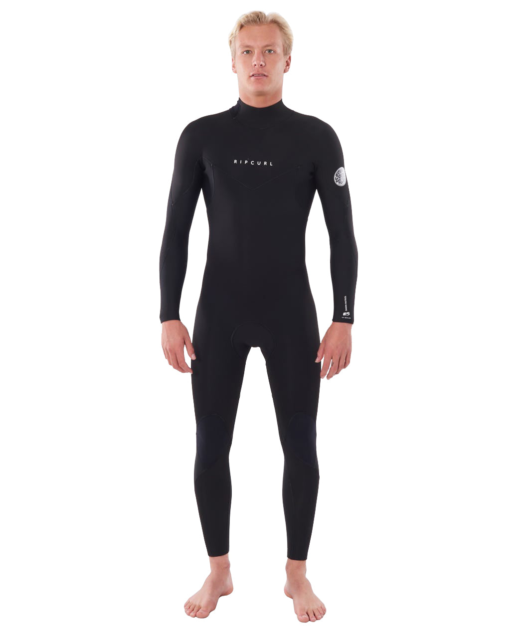 Rip Curl Dawn Patrol 3/2mm Back Zip Fullsuit 0090-Black M-Short