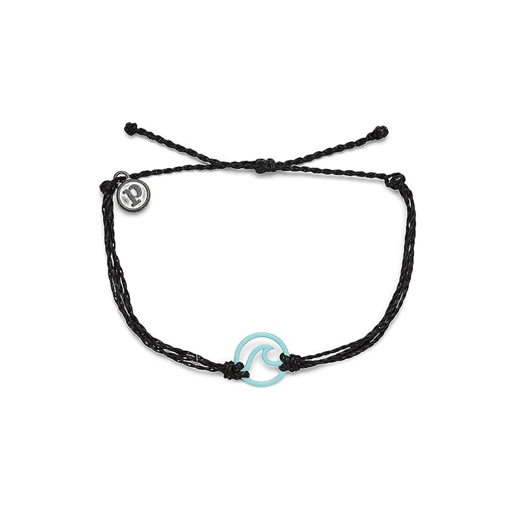 Puravida Enamel Wave Bracelet Aqua OS