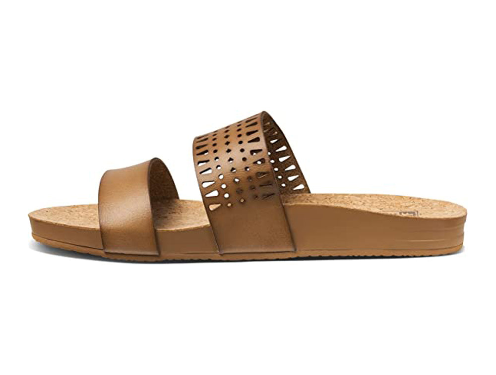 Reef Cushion Vista Perf Womens Sandal Coffee 7