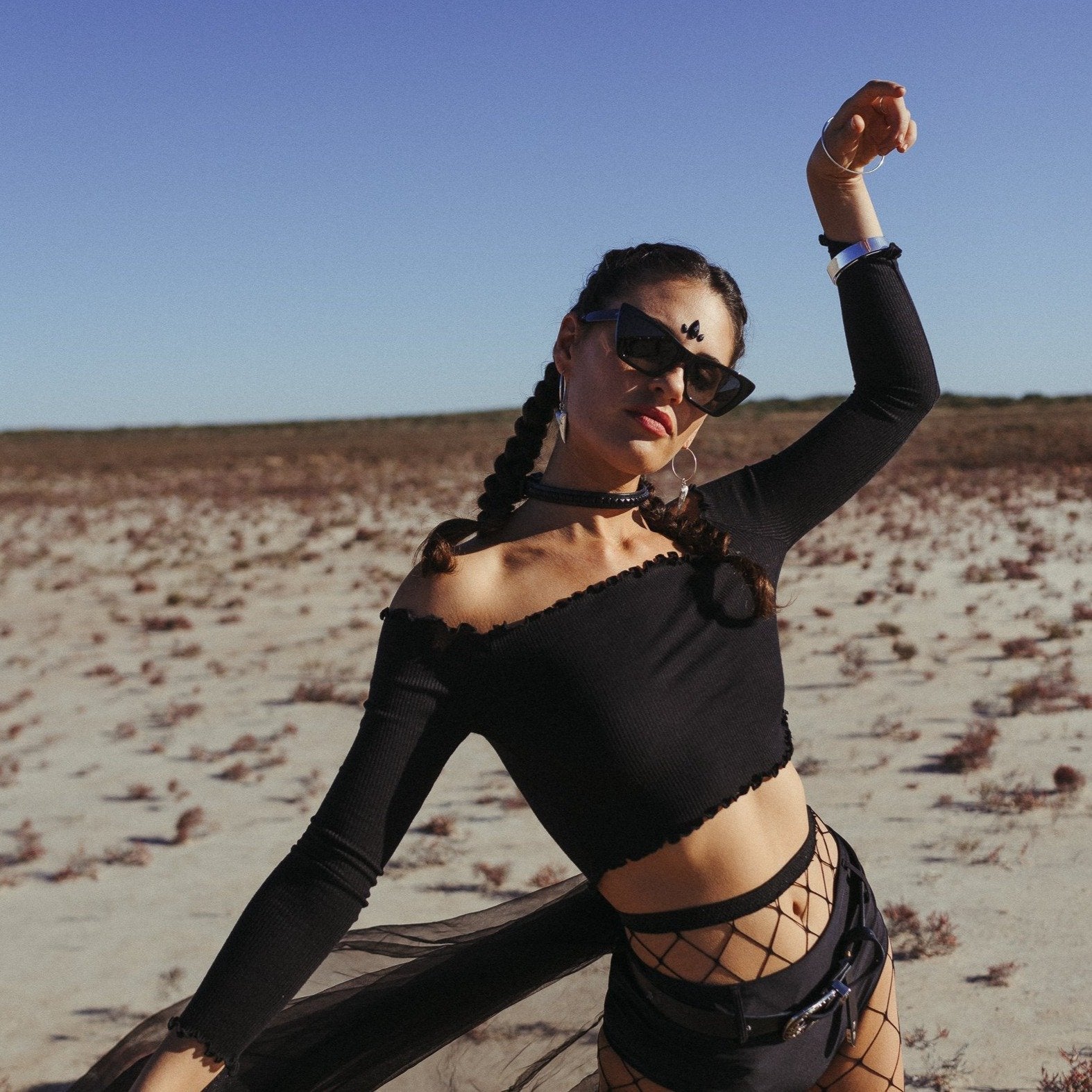 Sito Wonderland Polarized Sunglasses Black IronGrey