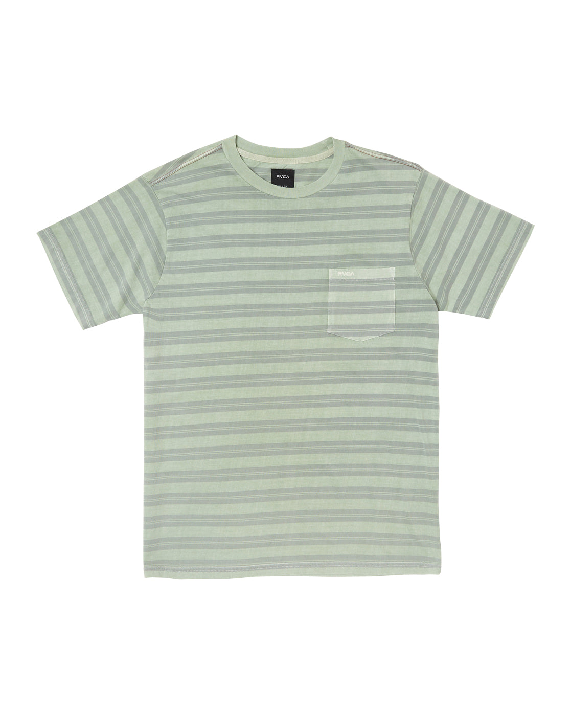 RVCA PTC Stripe SS Tee GHZ-Green Haze M