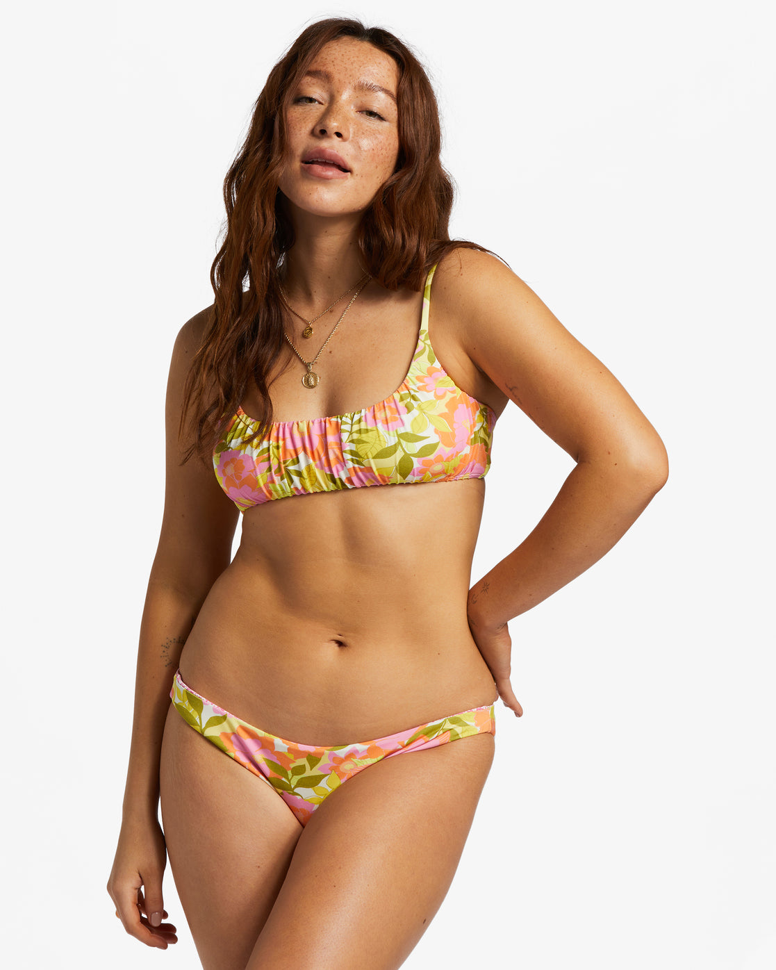 Billabong Summer Folk Ruched Bralette MUL L