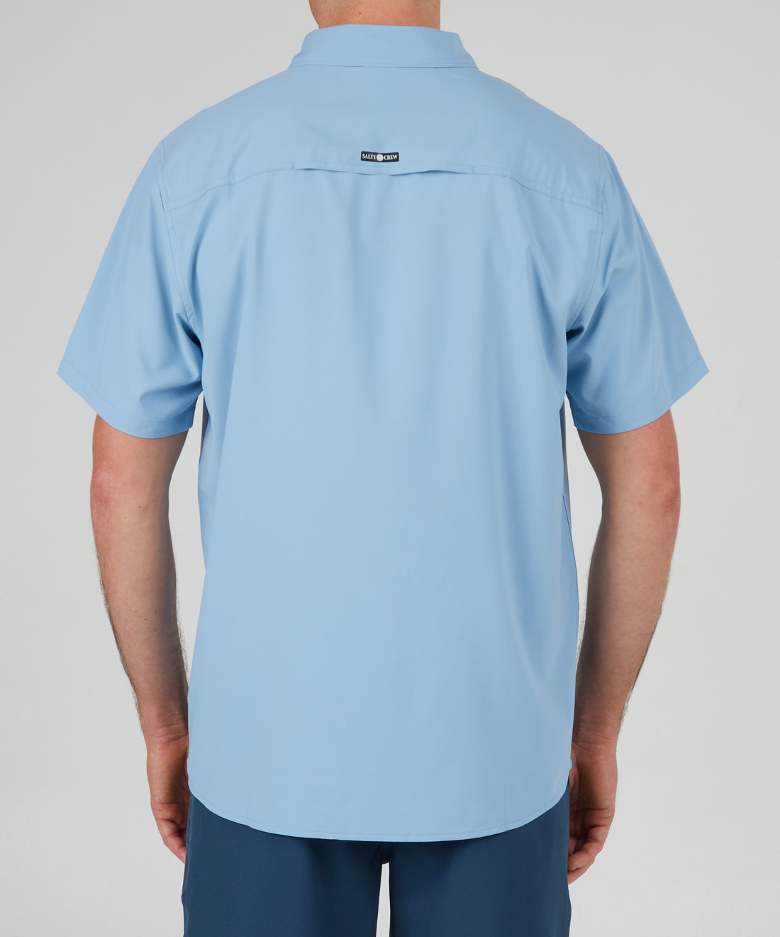 SALTY CREW OFFSHORE S/S TECH WOVEN MARINE BLUE XXL