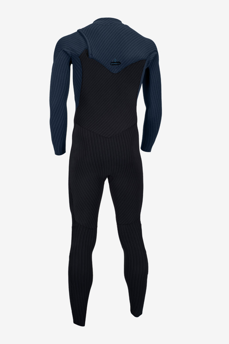 O Neill Hyperfreak Comp-X 2+mm Zipless Fullsuit HH7-Black-Cadet Blue XL