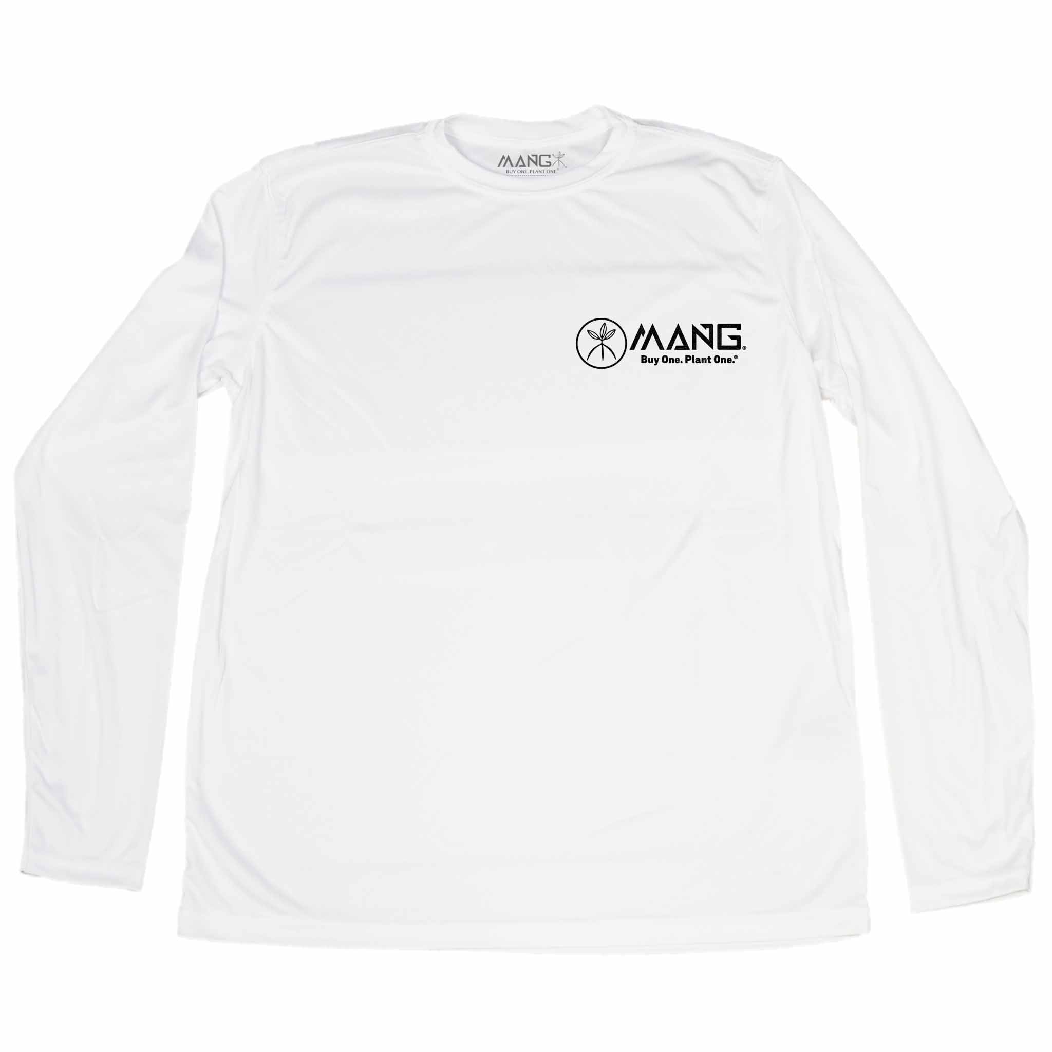 Mang Mens Performance LS Lycra Pelican White S