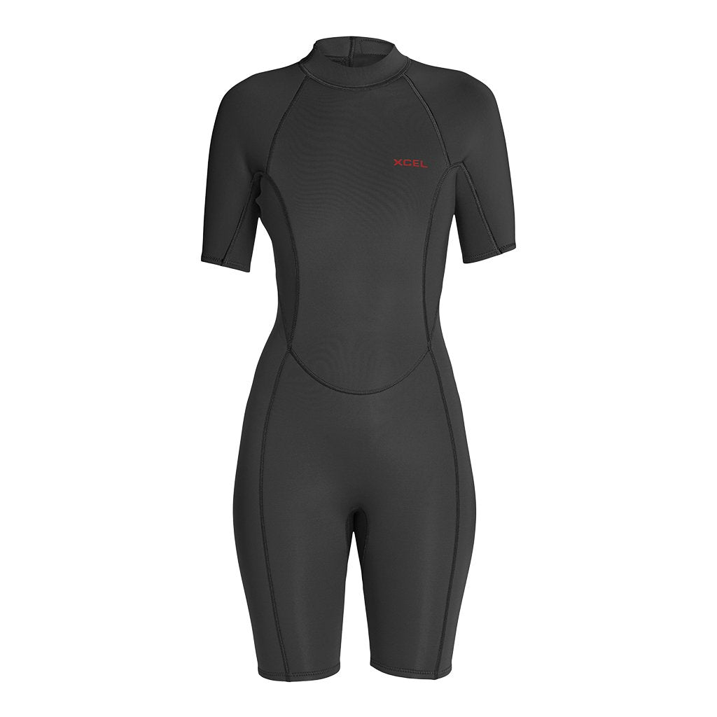 Xcel Axis 2mm SS Womens Springsuit BLK-Black 12