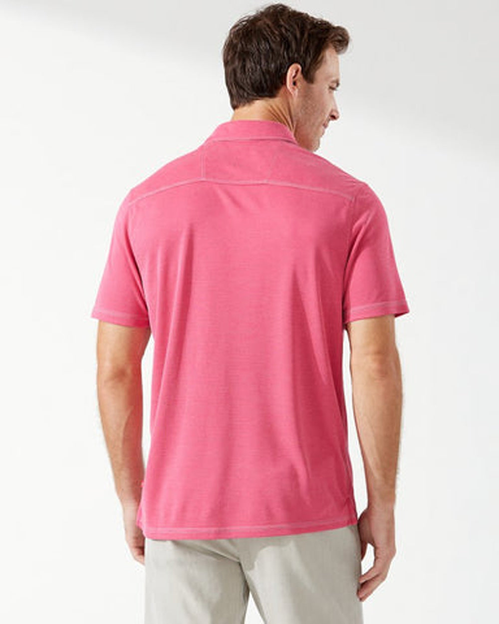 Tommy Bahama Paradise Cove Polo Dahlia Pink L