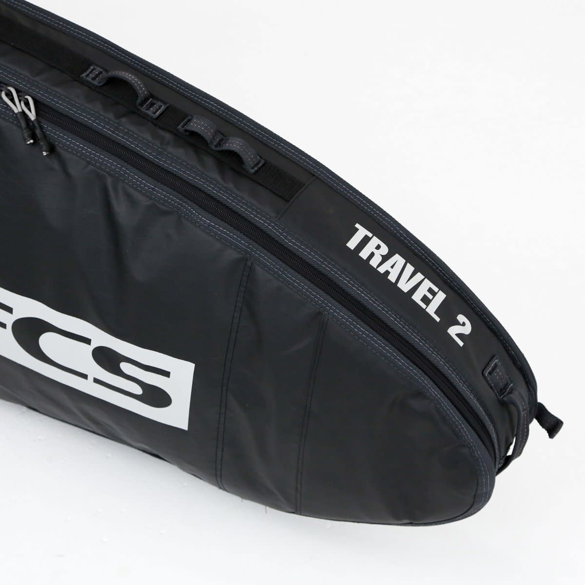 FCS Travel 2 Funboard Boardbag Black-Grey 6ft7in
