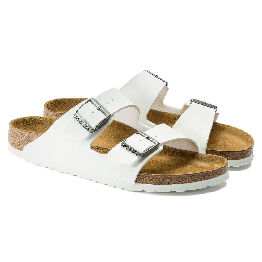 Birkenstock Arizona Womens Sandal Birko-Flor-White 10