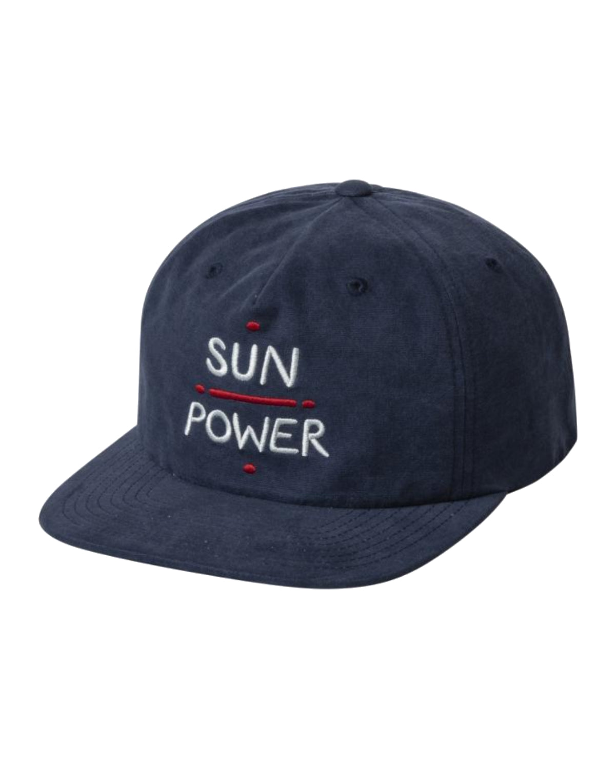RVCA Sun Power Snapback Hat Navy OS