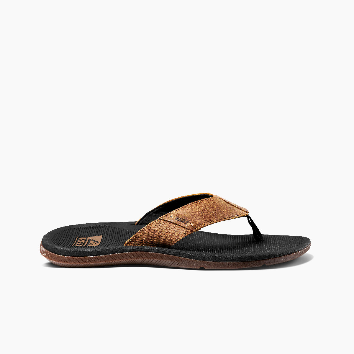 Reef Santa Ana LE Mens Sandal Black and Tan 12