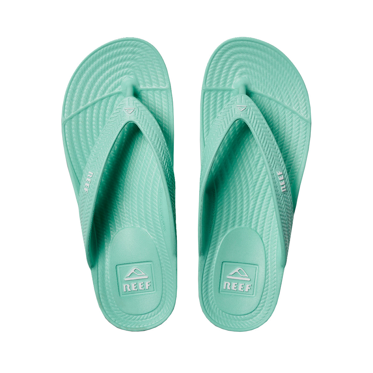 Reef Water Court Womens Sandal Neon Teal 5