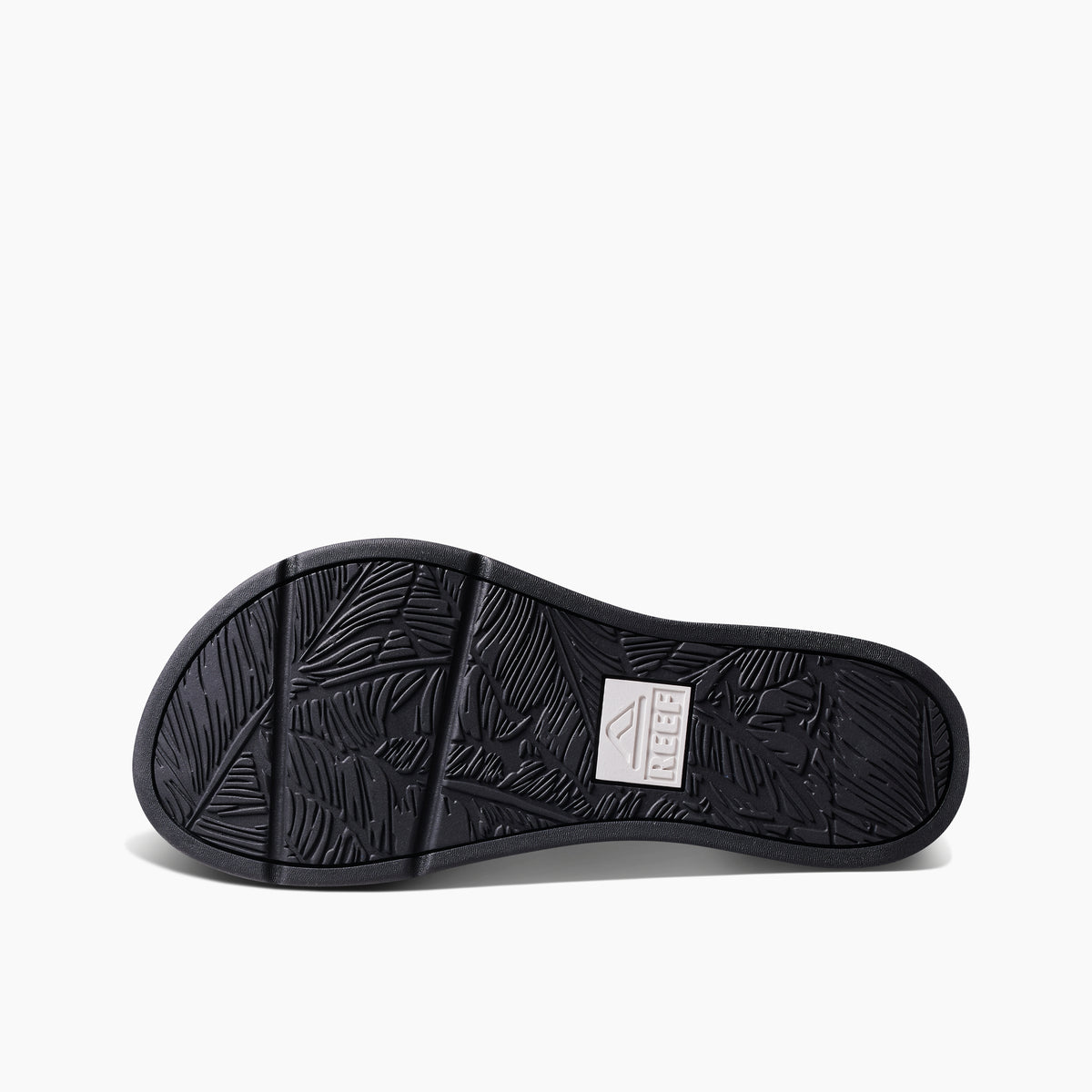 Reef Santa Ana Womens Sandal Black-White 6