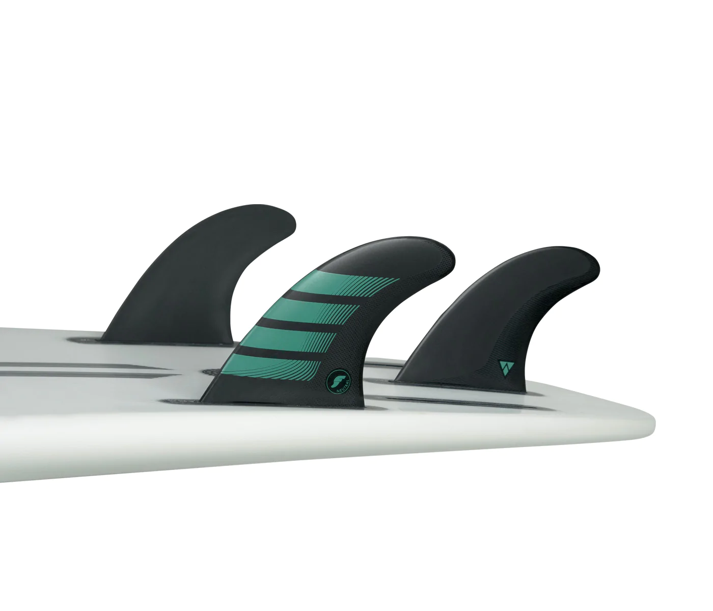 Future Fins F6 Alpha Thruster Fin Set Carbon-Teal M