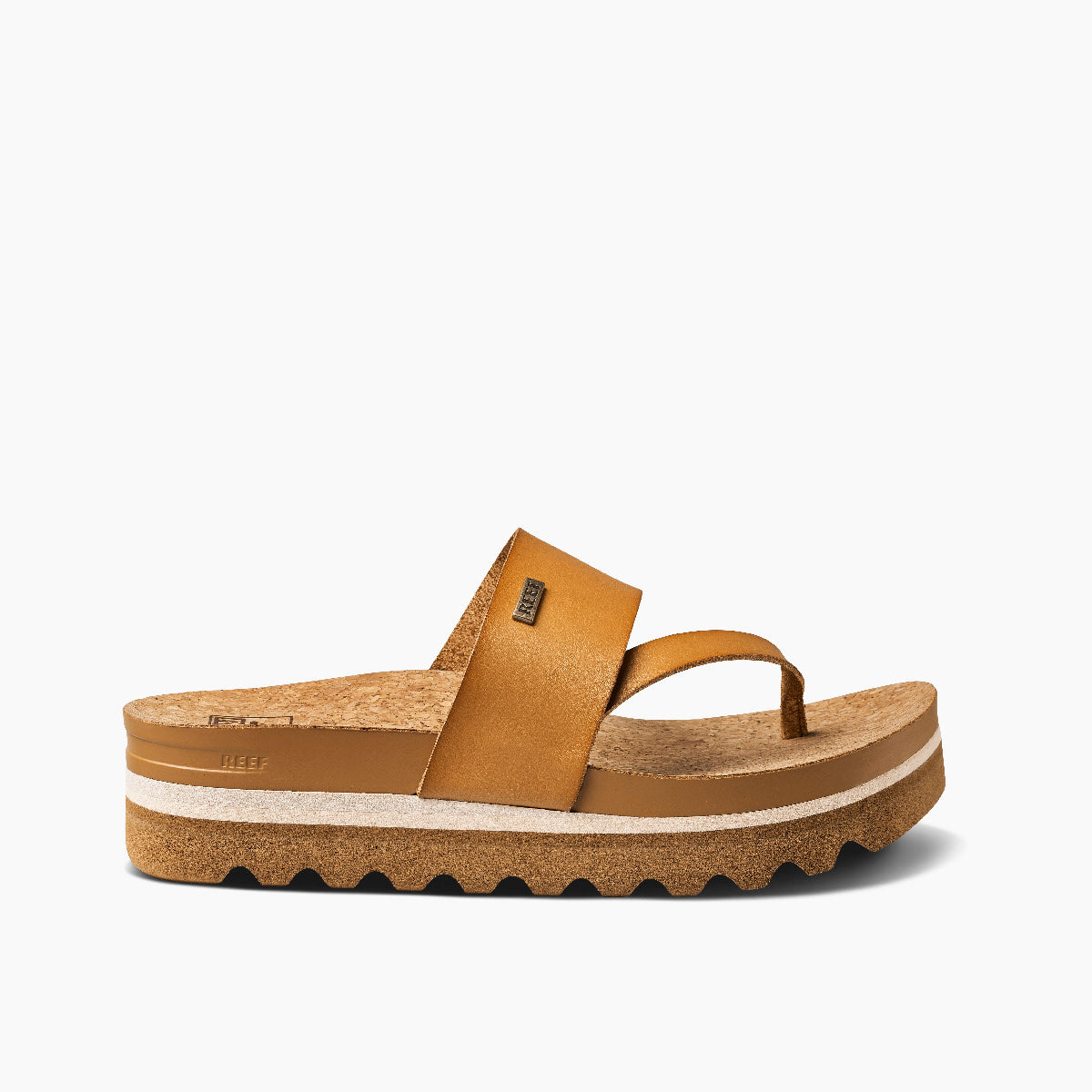 Reef Cushion Sol Hi Womens Sandal Natural 10