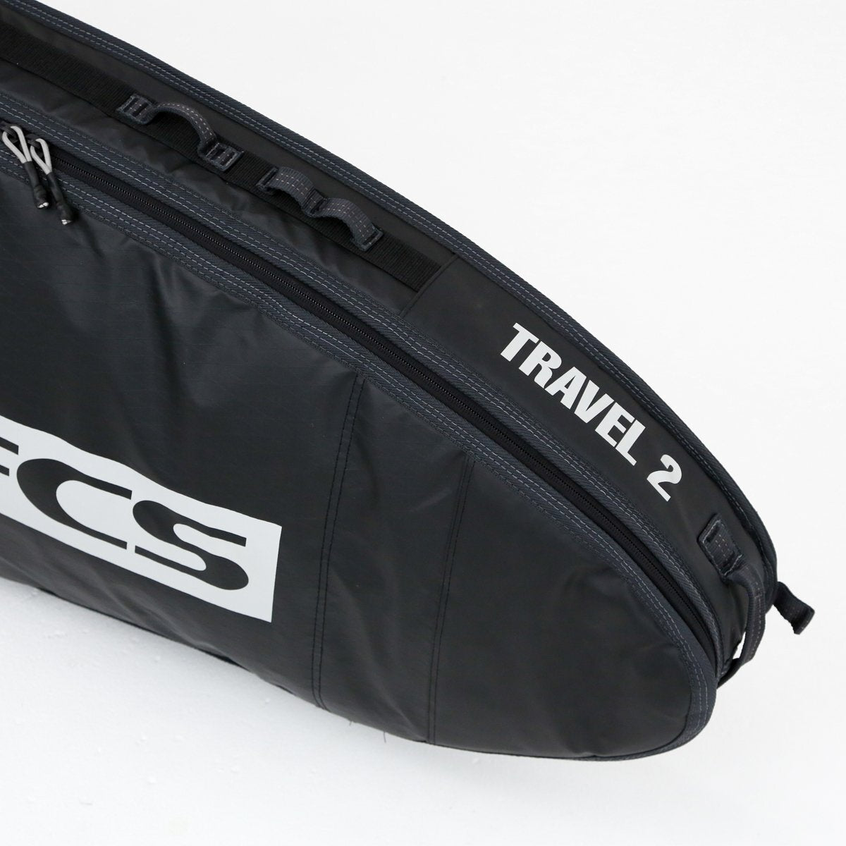 FCS Travel 2 Funboard Boardbag Black-Grey 6ft3in
