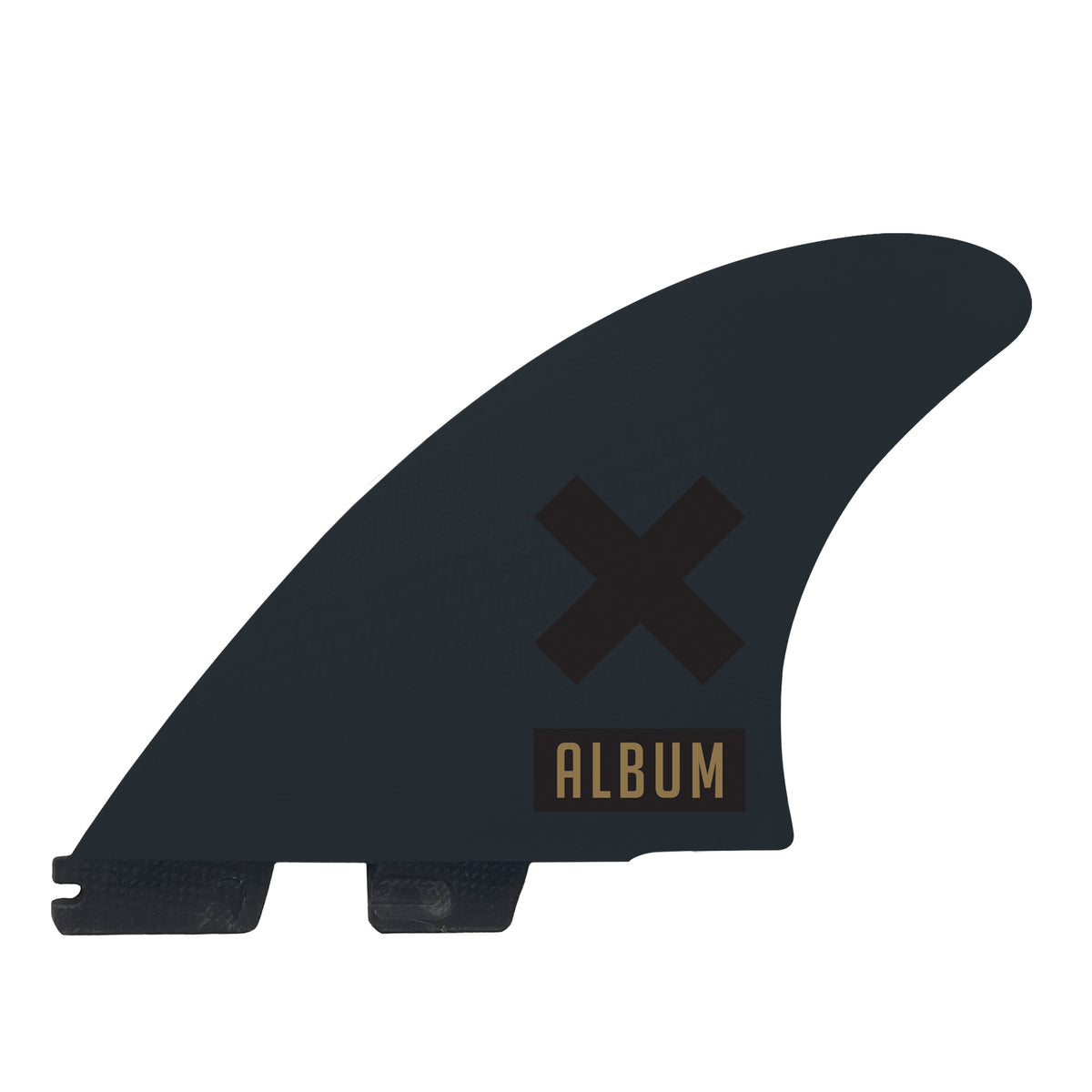 FCS 2 Album PG Keel Fin Set Black S-M