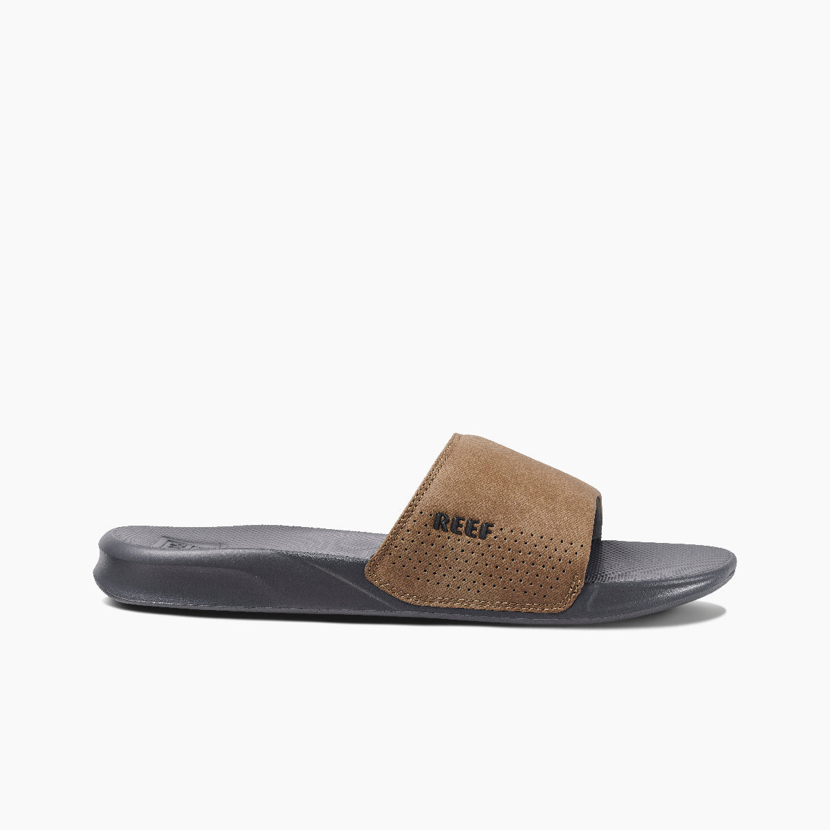 Reef One Slide Mens Sandal GTA-Grey-Tan 7