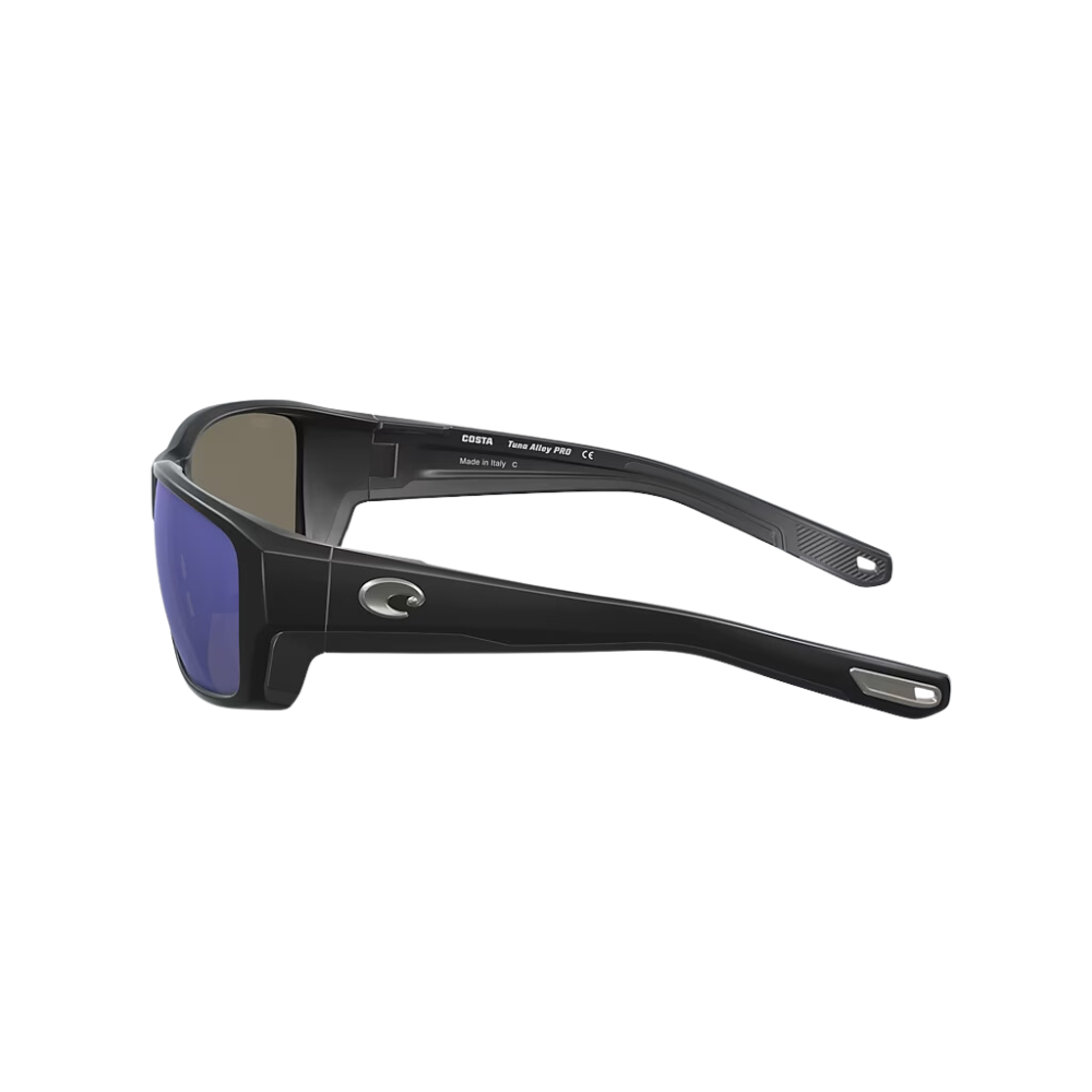 Costa Del Mar Tuna Alley Pro Polarized Sunglasses Black BlueMirror 580G