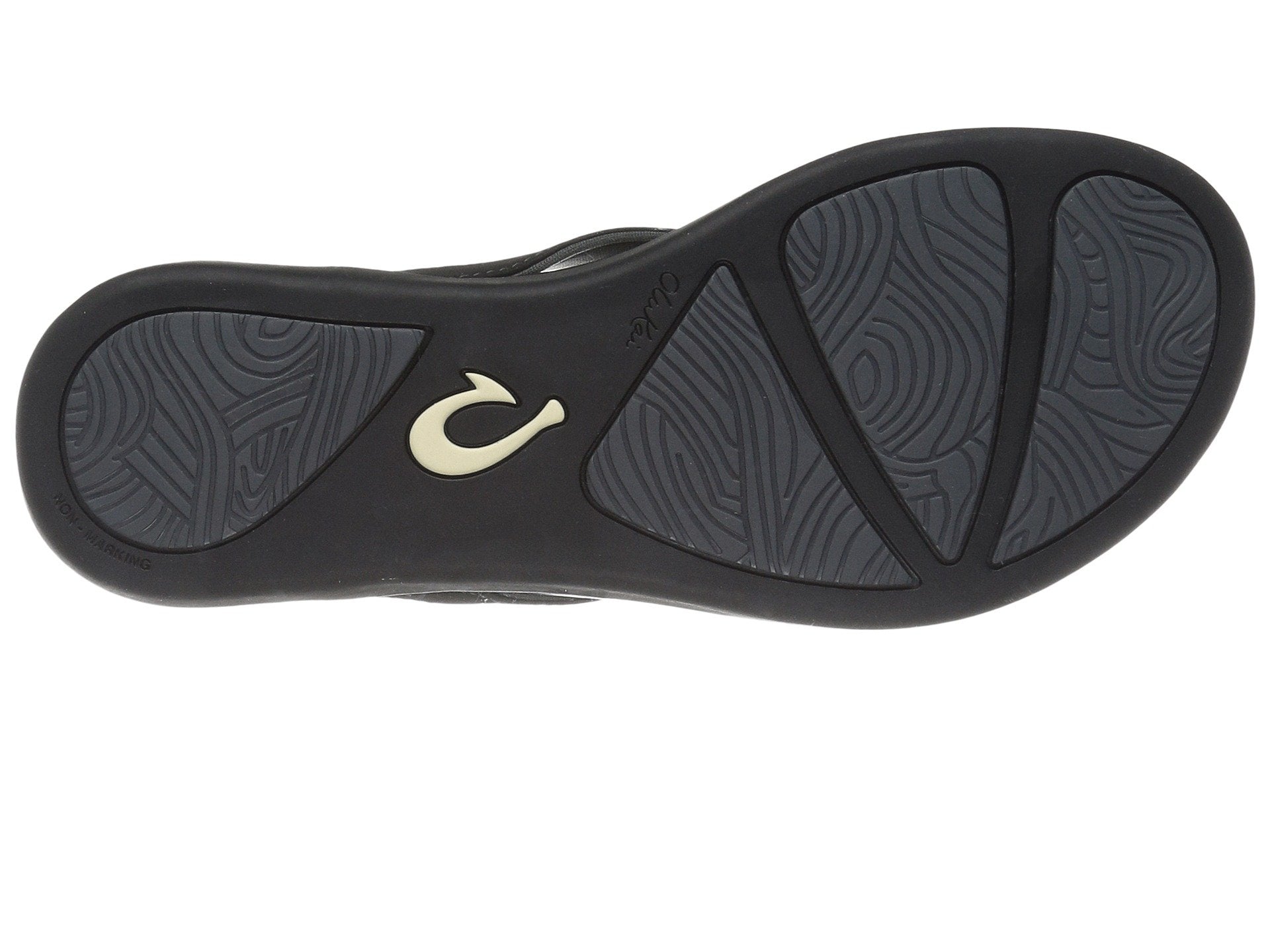 Olukai Ho Opio Womens Sandal OXOX-Onyx-Onyx 6