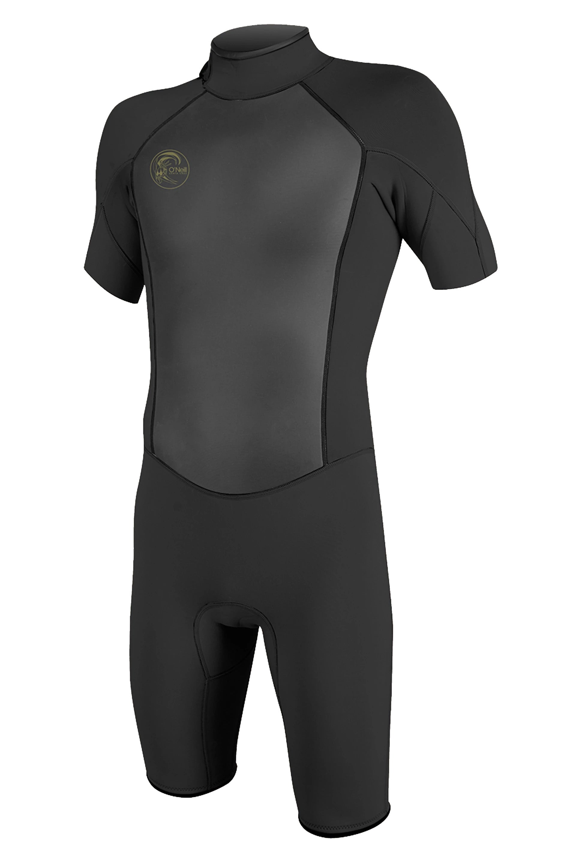 O Neill O Riginal 2mm Back Zip SS Springsuit A00-Black-Black L