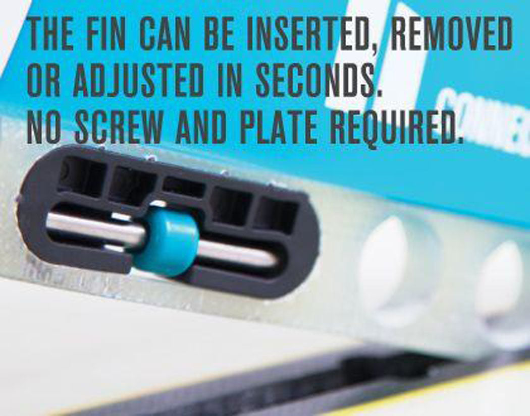 FCS 2 Connect PG Longboard Fin Clear 8in