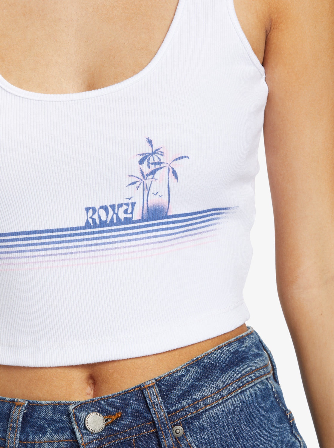 Roxy Sunset Strip SS Tee WBB0 L