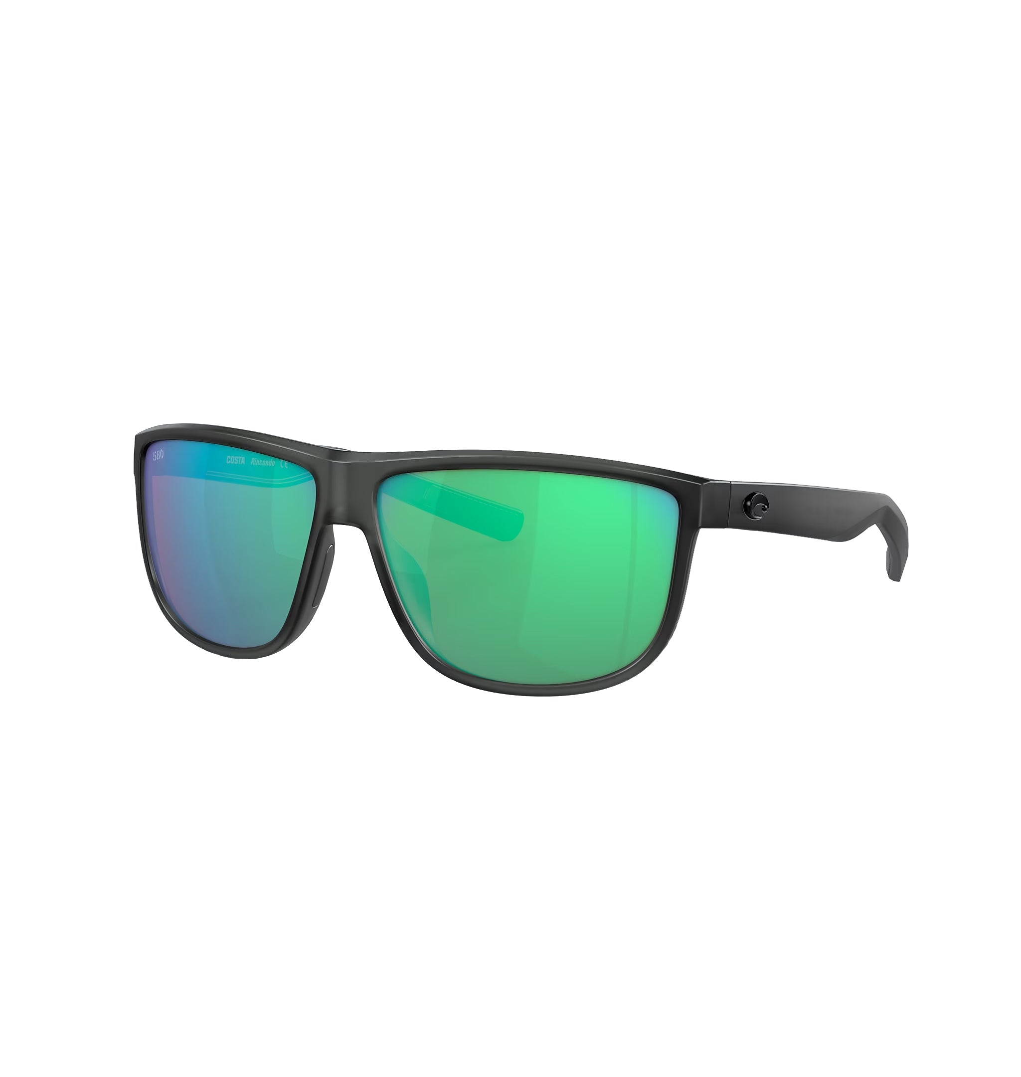 Costa Del Mar Rincondo Polarized Sunglasses MatteSmokeCrystal GreenMirror 580G