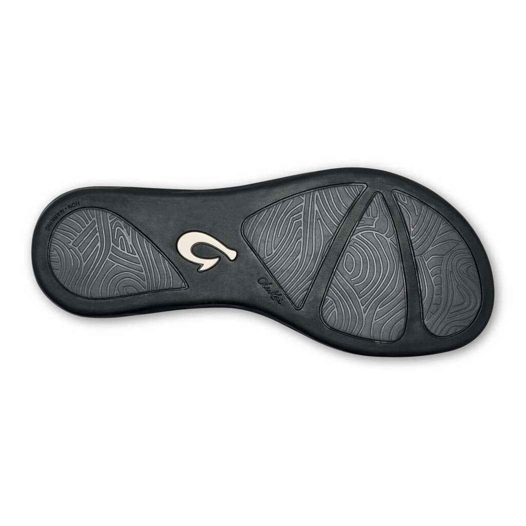 Olukai Aukai Womens Sandal 4040-Black-Black 9